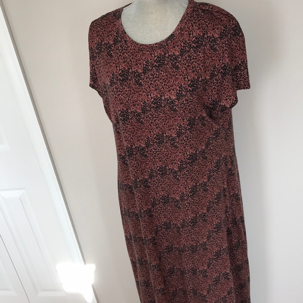Animal print maxi